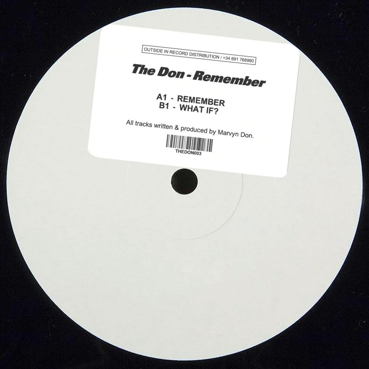 The Don - Remember EP [The Don] THEDON003 